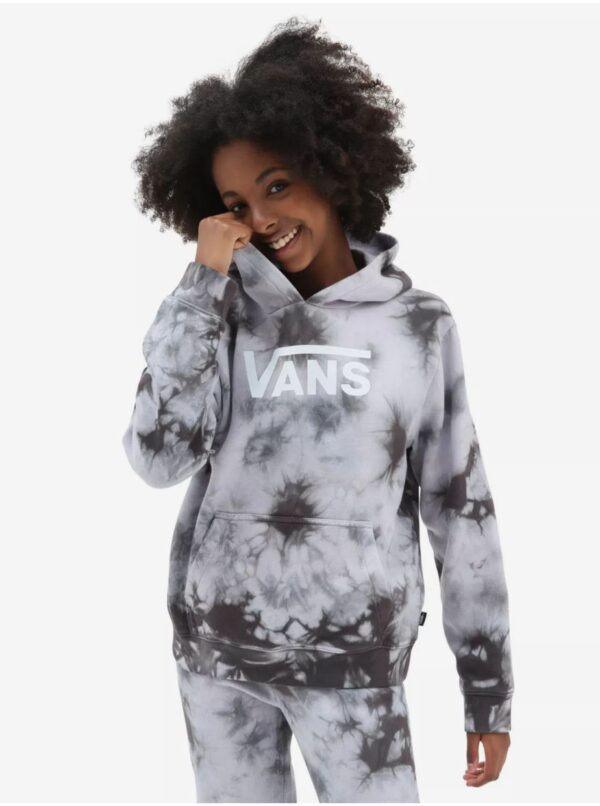 Grey Girly Batik Hoodie VANS - Girls