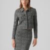 Grey Ladies Patterned Jacket AWARE by VERO MODA Gracelynn - Ladies