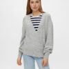 Grey Sweater with Ties Pieces - Women