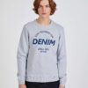 Grey Sweatshirt Blend - Men