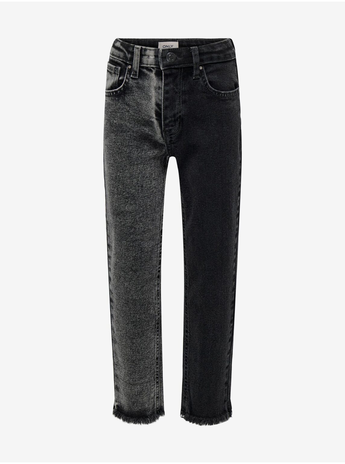 Grey-black girly straight fit jeans ONLY Calla - Girls
