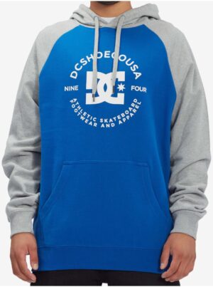 Grey-blue men's hoodie DC - Men