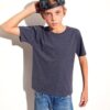 Grey children's t-shirt in combed cotton Fruit of the Loom