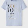 Grey girl's t-shirt name it Toppa - Girls