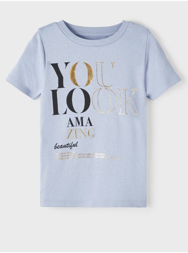 Grey girl's t-shirt name it Toppa - Girls