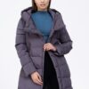 Grey hooded winter coat TIFFI-FIFI MERIBEL