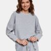 Grey hoodie with tie TOP SECRET - Women's
