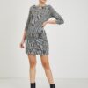Grey ladies checkered dress ORSAY - Ladies