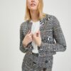 Grey ladies checkered jacket ORSAY - Ladies