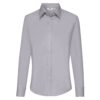 Grey lady-fit shirt Oxford Fruit Of The Loom