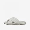 Grey leather slippers Tamaris - Women's