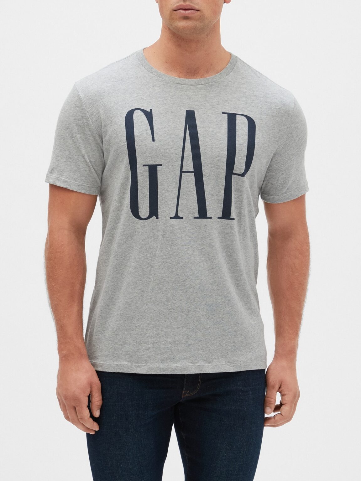 Grey men's T-shirt GAP