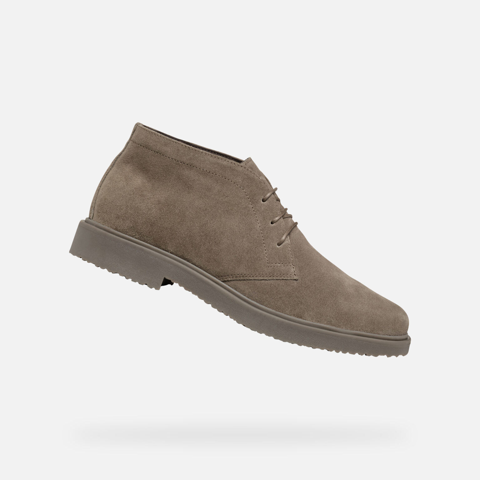 Grey men's ankle boots Geox Massimiano - Men's