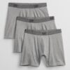Grey men's boxers GAP Logo boxer briefs