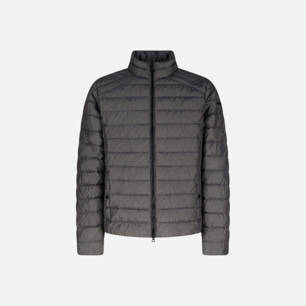 Grey men's down jacket Geox Kennet - Men's