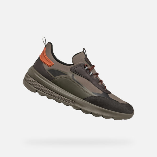 Grey men's sneakers Geox Spherica Actif - Men's