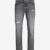 Grey men's straight fit jeans Jack & Jones Mike - Men's
