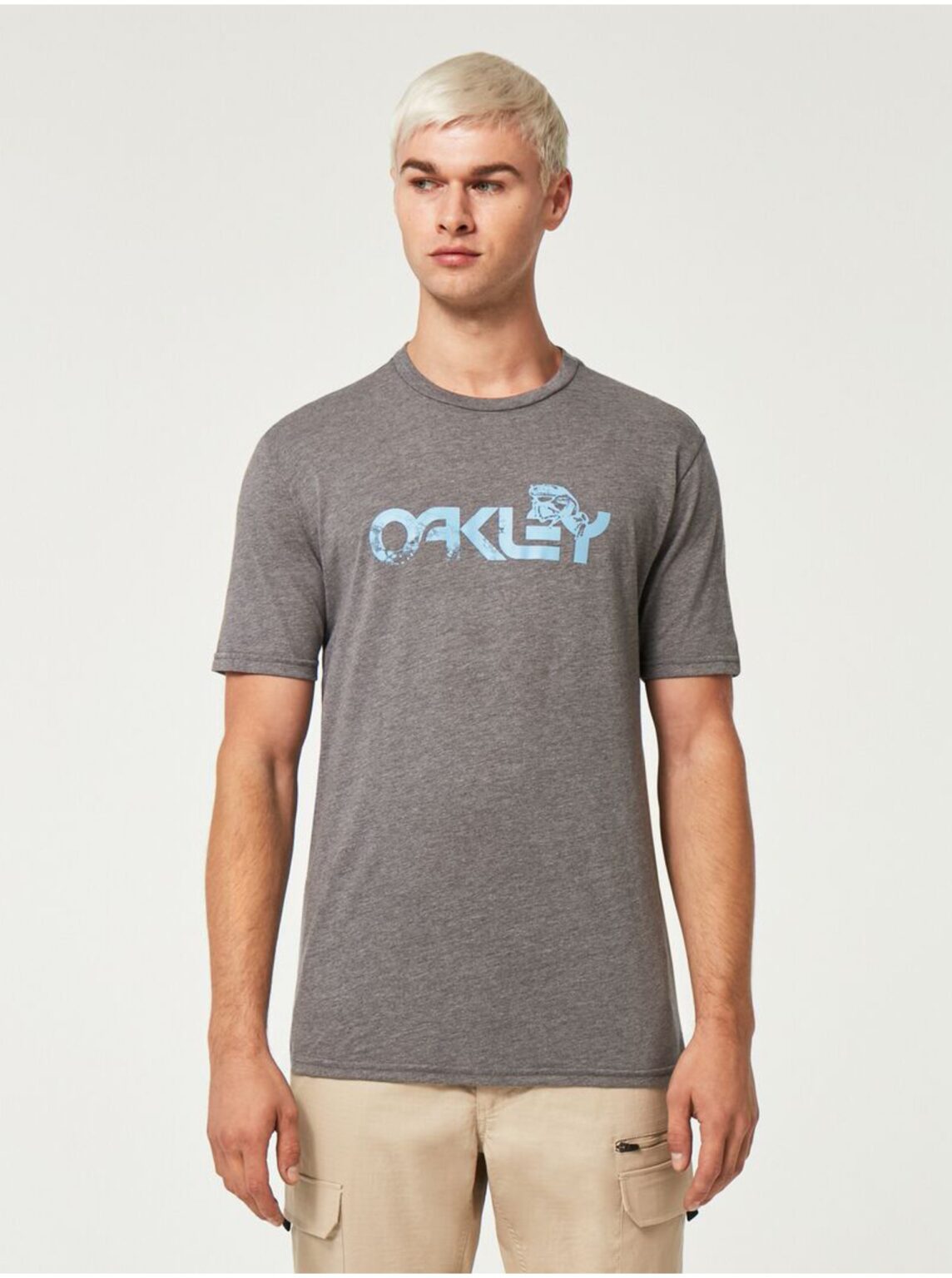 Grey men's striped T-shirt Oakley - Men's