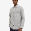 Grey men's striped shirt Tom Tailor - Men's