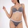 Grey panties DORINA - Women