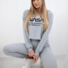 Grey printed set