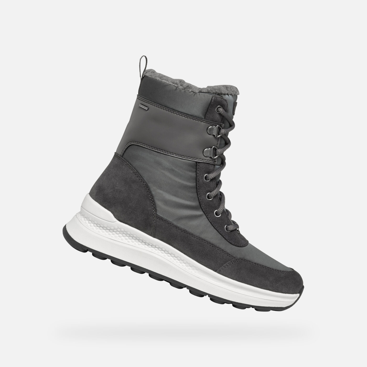 Grey women's ankle boots Geox Spherica Actif X2 - Women's