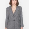 Grey women's blazer Trendyol