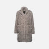 Grey women's coat Geox Diamond - Women's