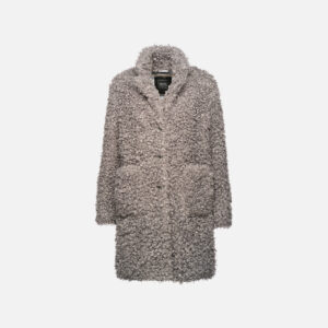 Grey women's coat Geox Diamond - Women's