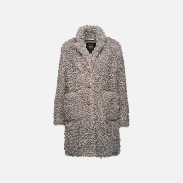 Grey women's coat Geox Diamond - Women's