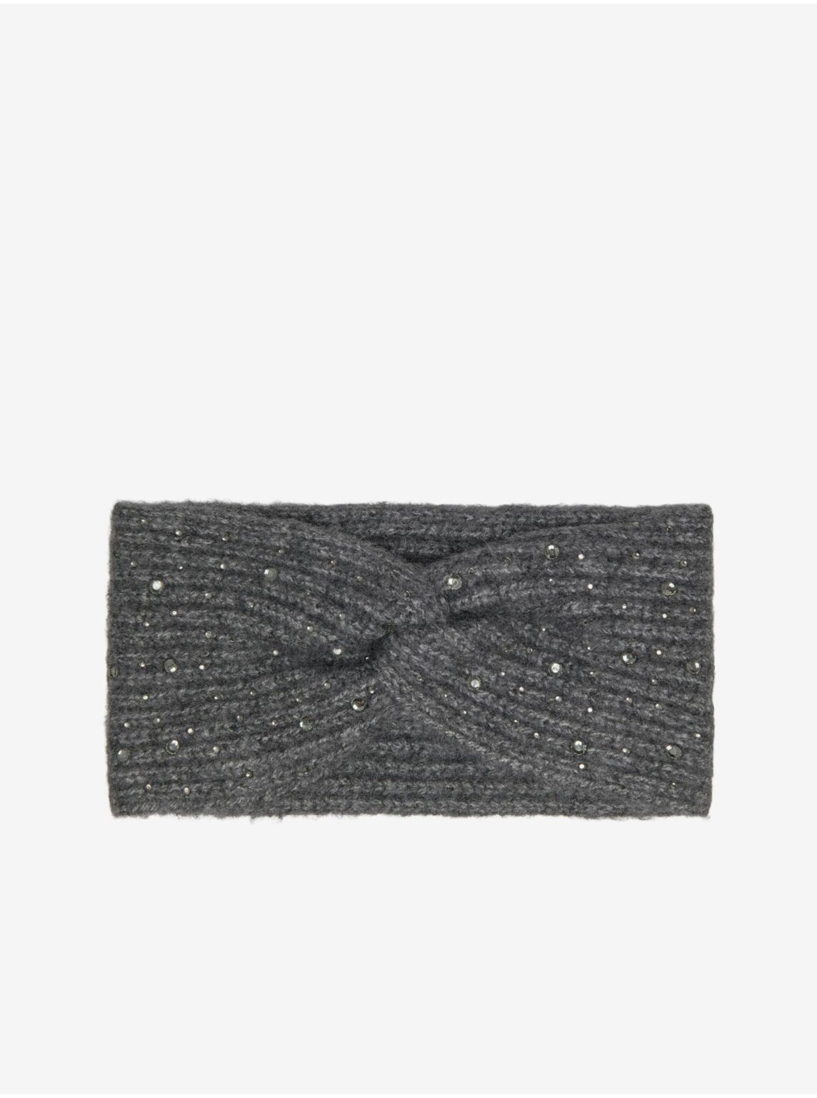 Grey women's knitted headband ONLY Luna - Women's