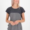 Grey women's striped T-shirt Alife and Kickin - Women's