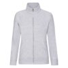 Grey women's sweatshirt with stand-up collar Fruit of the Loom