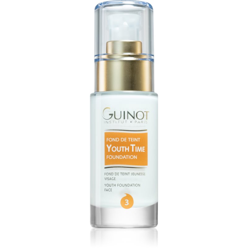 Guinot Youth Time világosító és fiatalító make-up a természetes hatásért árnyalat 3 30 ml-Ár