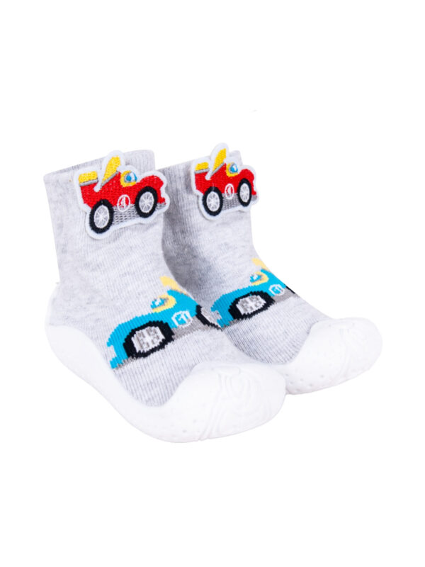 Gyermek zokni Yoclub YC_BabyB_Anti-S-S-W-Rubber-S_OBO-0140C-AA0B_Grey