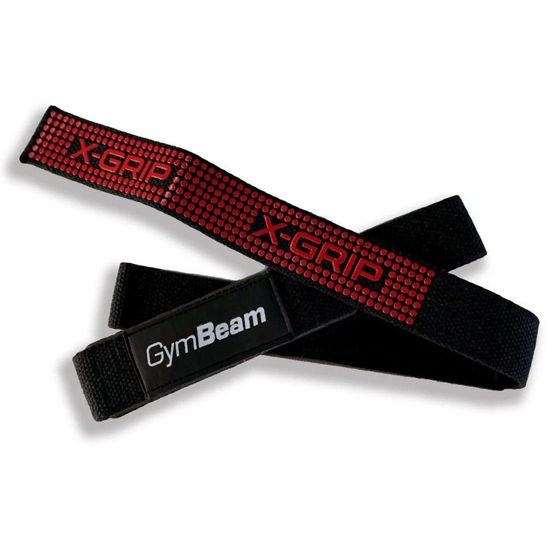 GymBeam X-Grip felhúzó heveder szín Black-Ár