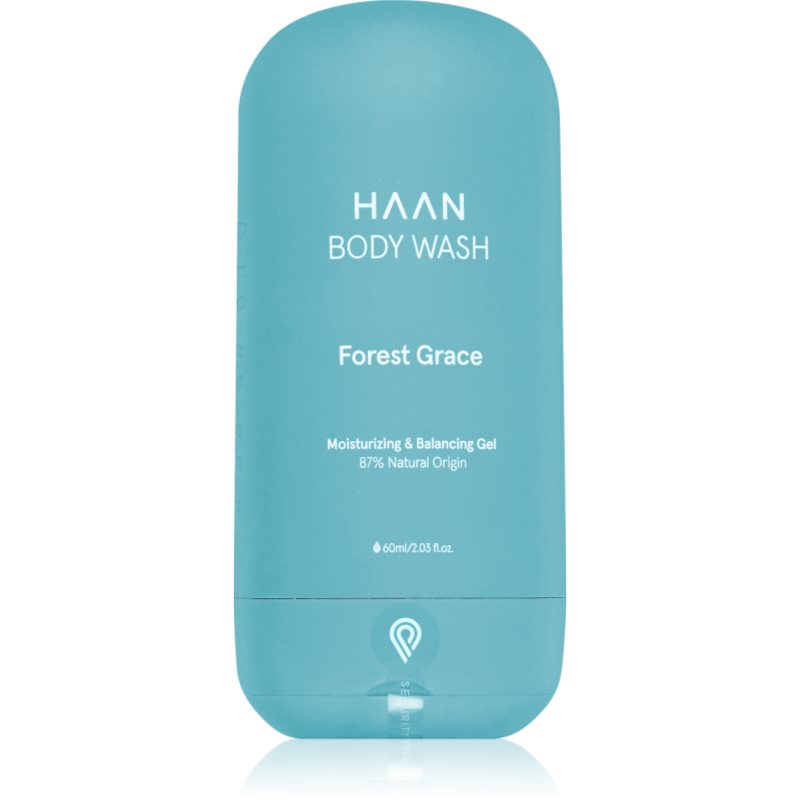 HAAN Body Wash Forest Grace energetizáló tusfürdő gél aloe verával 60 ml-Ár