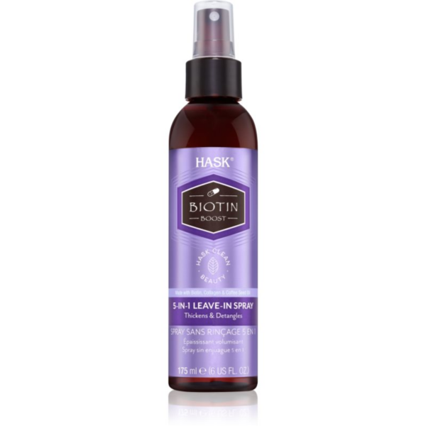 HASK Biotin Boost leöblítést nem igénylő spray a haj megerősítésére 175 ml-Ár