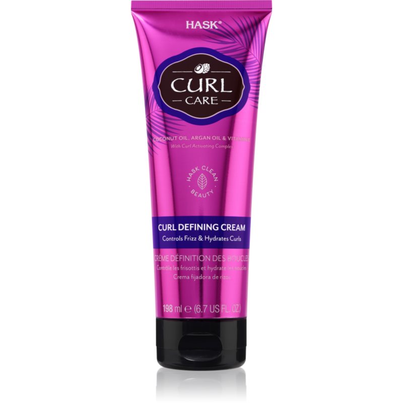 HASK Curl Care kontúrozó krém a hullámos és göndör hajra 198 ml-Ár