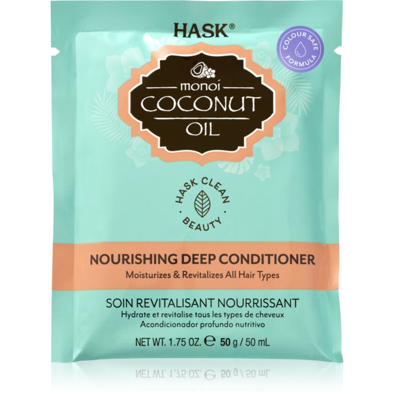 HASK Monoi Coconut Oil revitalizáló kondicionáló a fénylő és selymes hajért 50 ml-Ár