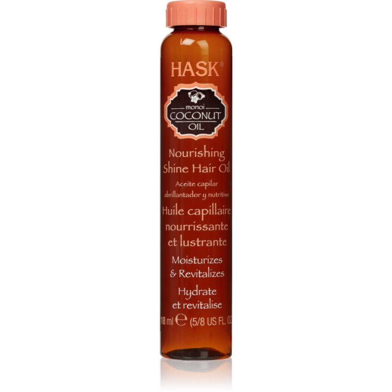 HASK Monoi Coconut Oil szépítő olaj a fénylő és selymes hajért 18 ml-Ár