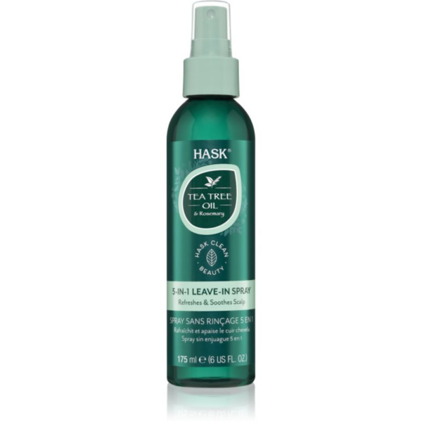 HASK Tea Tree Oil & Rosemary leöblítést nem igénylő spray száraz