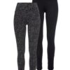 H.I.S Leggings  szürke / fekete-hu