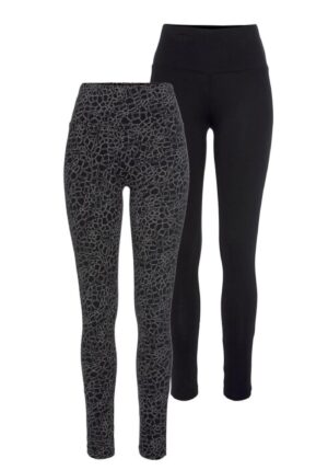 H.I.S Leggings  szürke / fekete-hu
