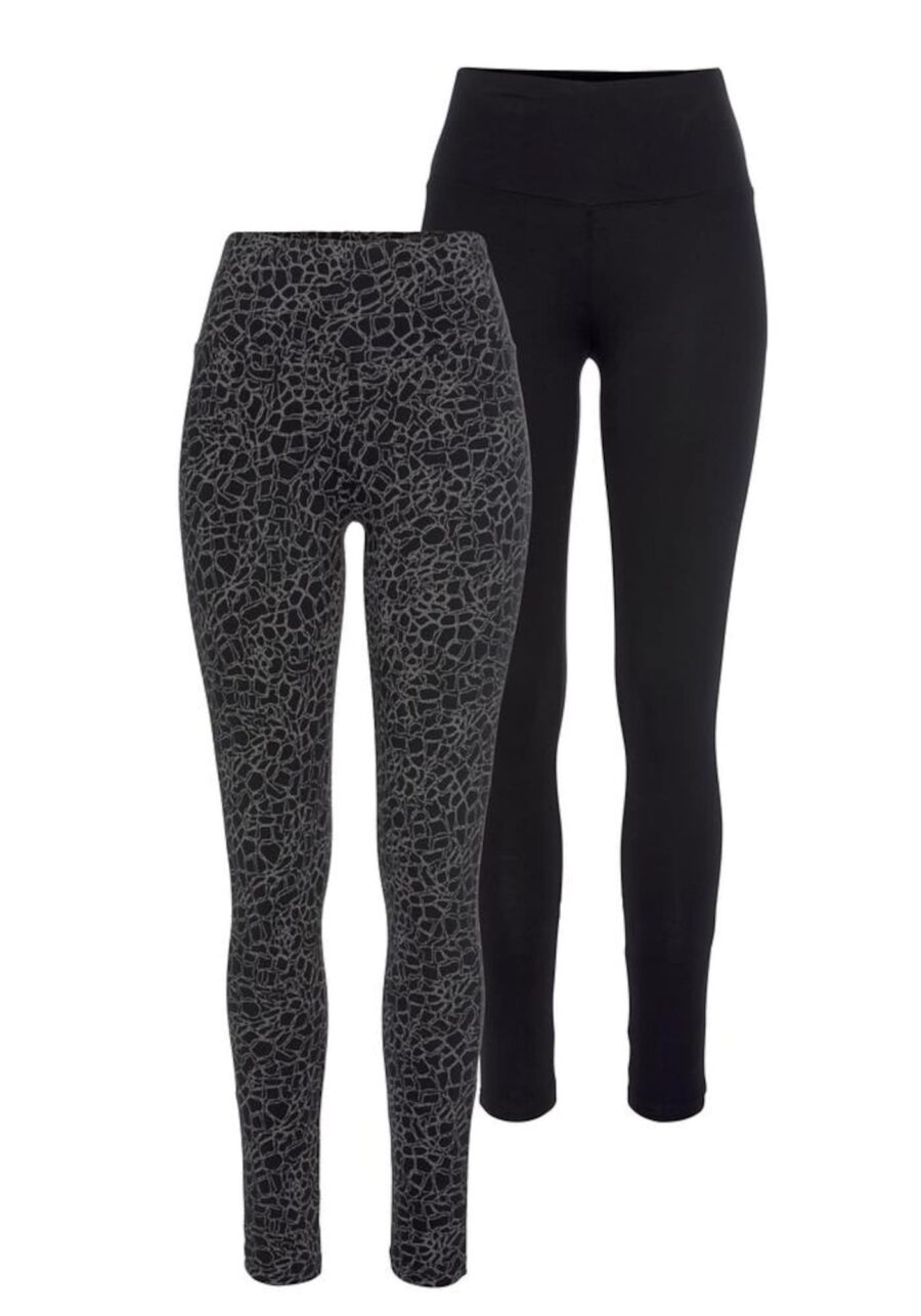 H.I.S Leggings  szürke / fekete-hu