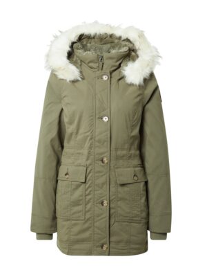 HOLLISTER Téli parka  bézs / olíva-hu