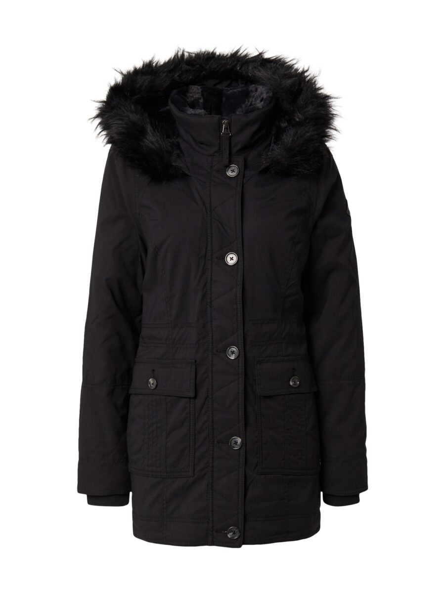 HOLLISTER Téli parka  fekete-hu