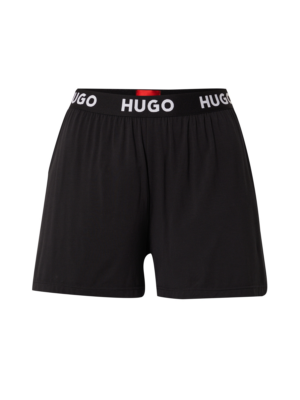HUGO Pizsama nadrágok 'Unite'  fekete / fehér-Ár