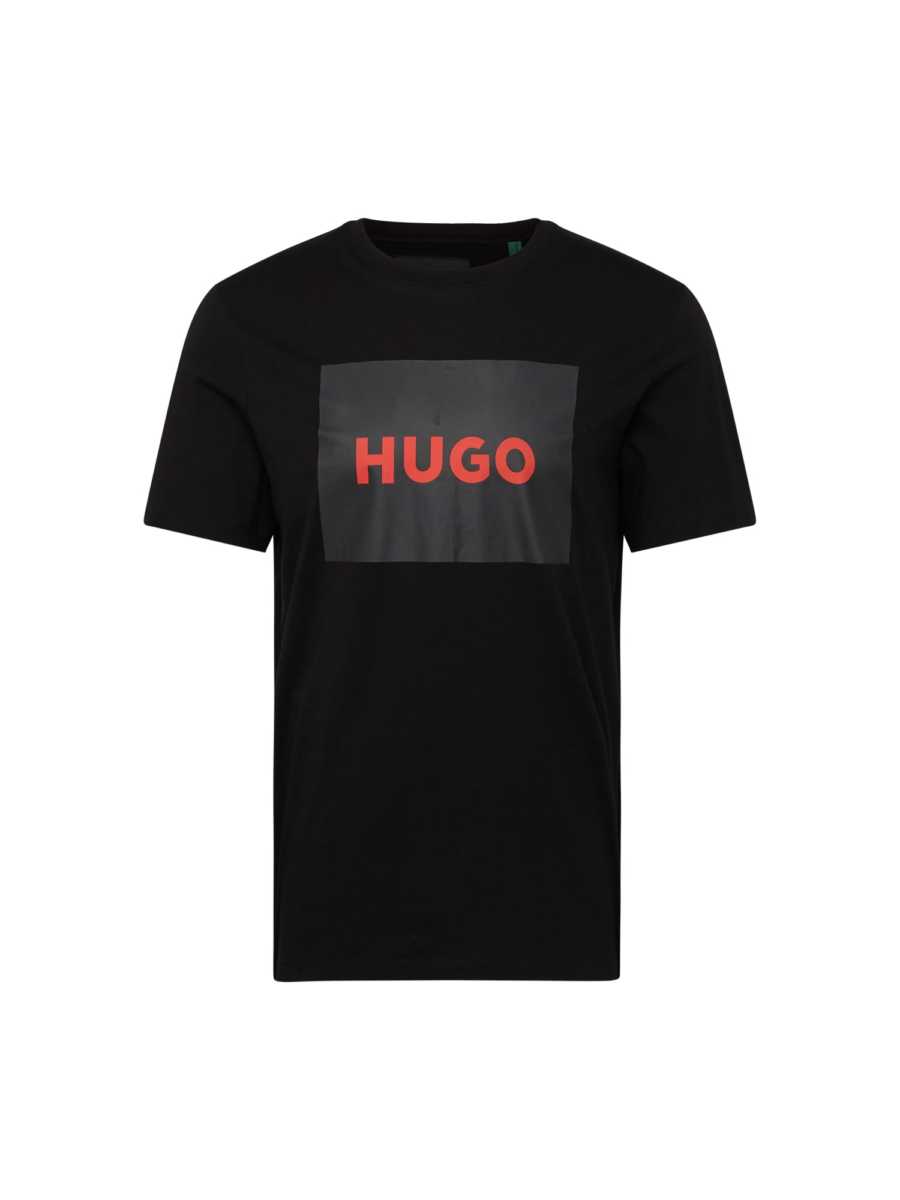 HUGO Póló 'Dulive222'  piros / fekete-Hungary