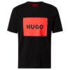 HUGO Póló 'Dulive222'  világospiros / fekete-hu